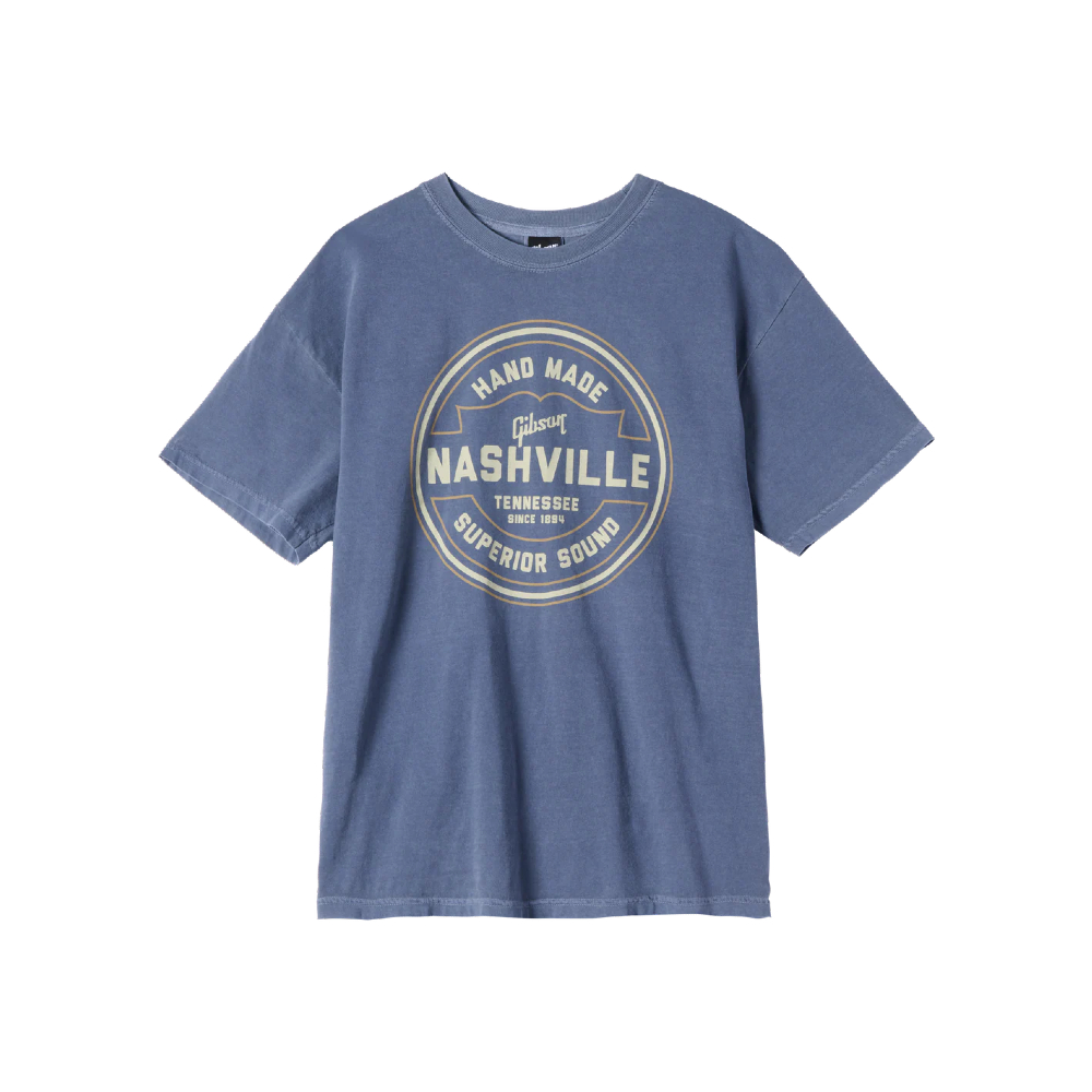 Gibson Superior Sound Tee (GA-TEE-SSND) – Vintage Blue (S)