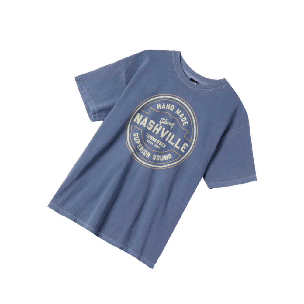 Gibson Superior Sound Tee (GA-TEE-SSND) – Vintage Blue (S)