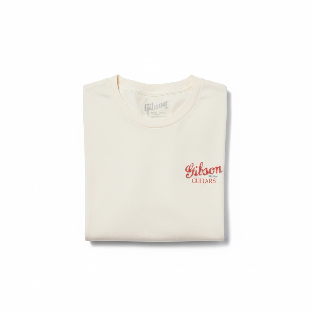 Gibson Superior Sound Tee (GA-TEE-SSND) - Vintage White / XXL