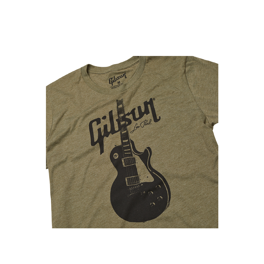 Gibson Les Paul Tee (GA-SC-LPBSXL) - Olive Green / XL