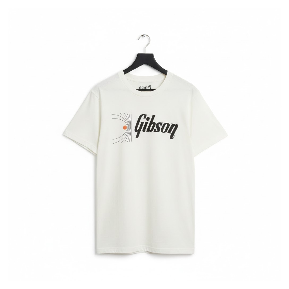 Gibson Soundwave Tee (GA-TEE-SDWV) - White / Small