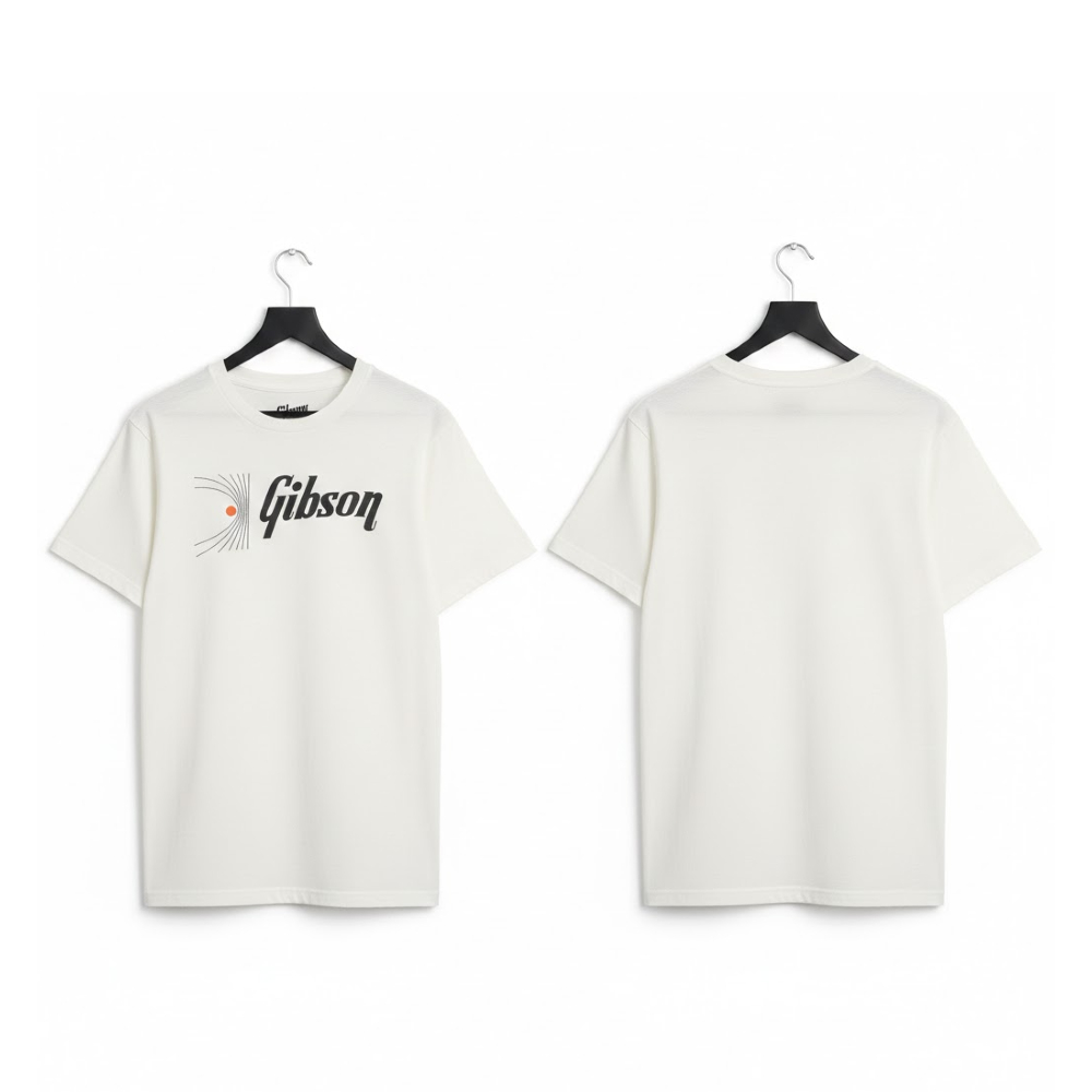 Gibson Soundwave Tee (GA-TEE-SDWV) - White / Medium