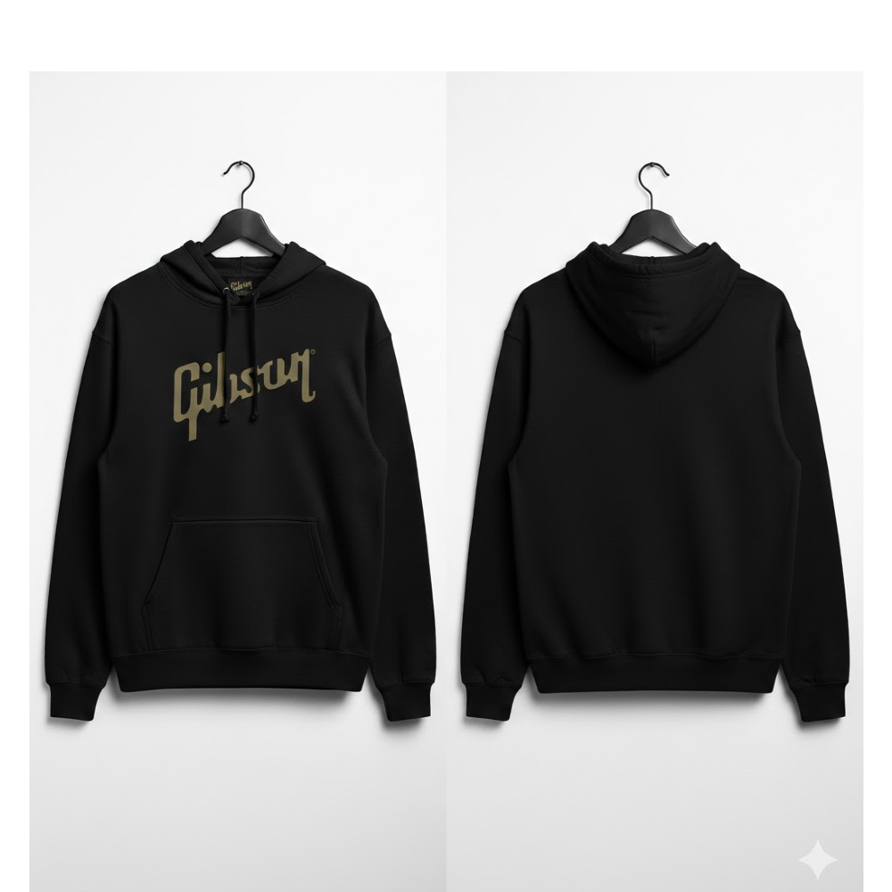 Gibson Logo Hoodie (GA-LC-HDPOLGXS) - Black / XS