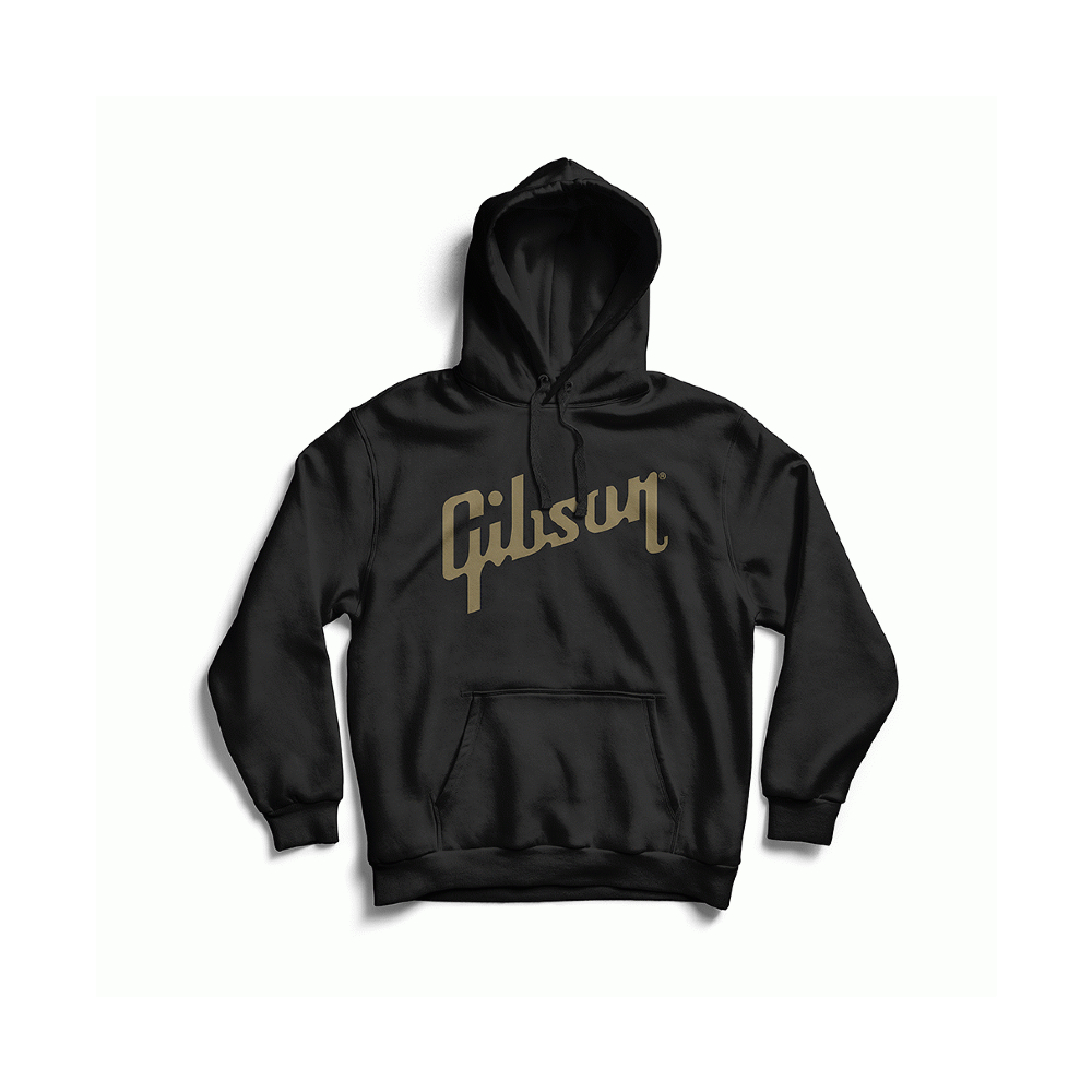 Gibson Logo Hoodie (GA-LC-HDPOLGXL) - Black / XL