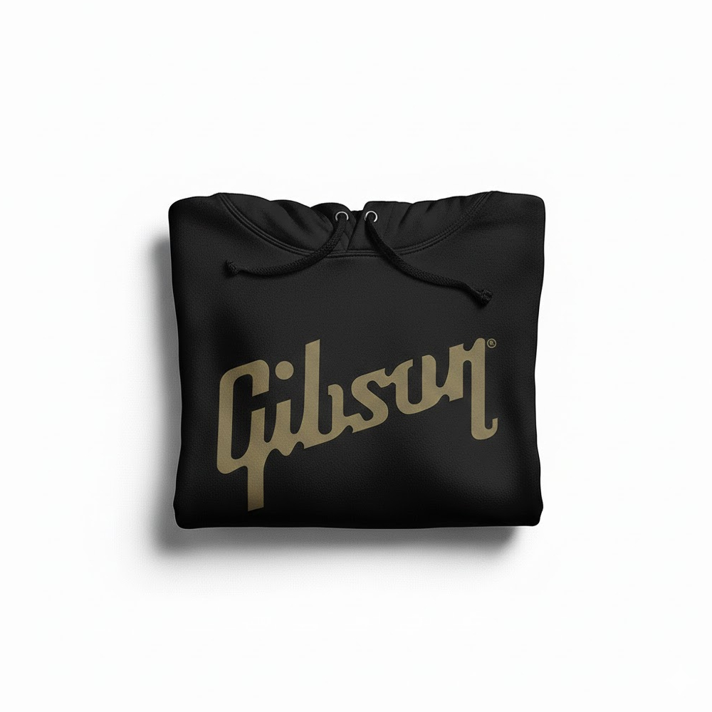 Gibson Logo Hoodie (GA-LC-HDPOLGXL) - Black / XL