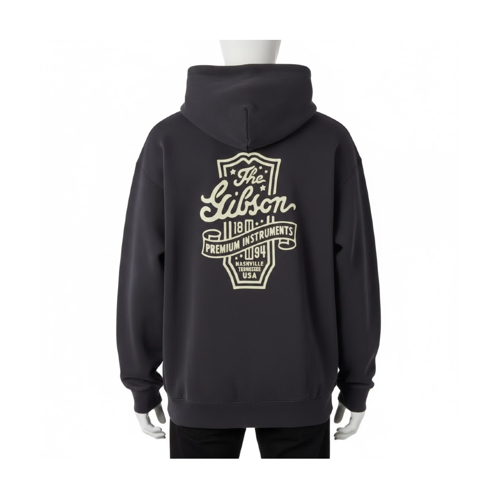 Gibson Premium Instruments Hoodie (GA-HOOD-PREM) - Black / XL
