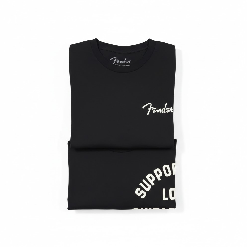 Fender Support Your Local Guitar Player Tee (9193828606) - Black / XL