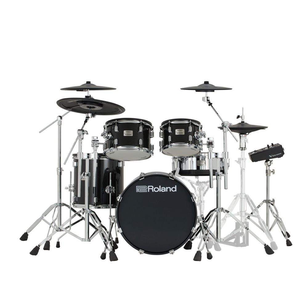 Roland V-Drums Acoustic Design VAD516 Electronic Drum Set - Midnight Sparkle (Drum Pedal / Hi-hat stand / Drum throne and Snare stand NOT INCLUDED)