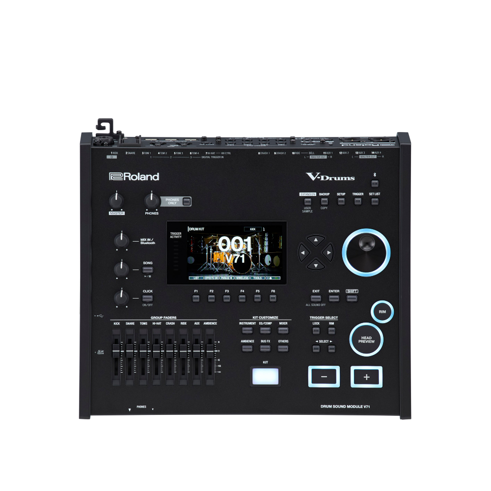 Roland VAD716-PW V-Drums Acoustic Design Electronic Drum Set - Pearl White (Drum pedal / Hi-hat Stand and Snare Stand NOT included)