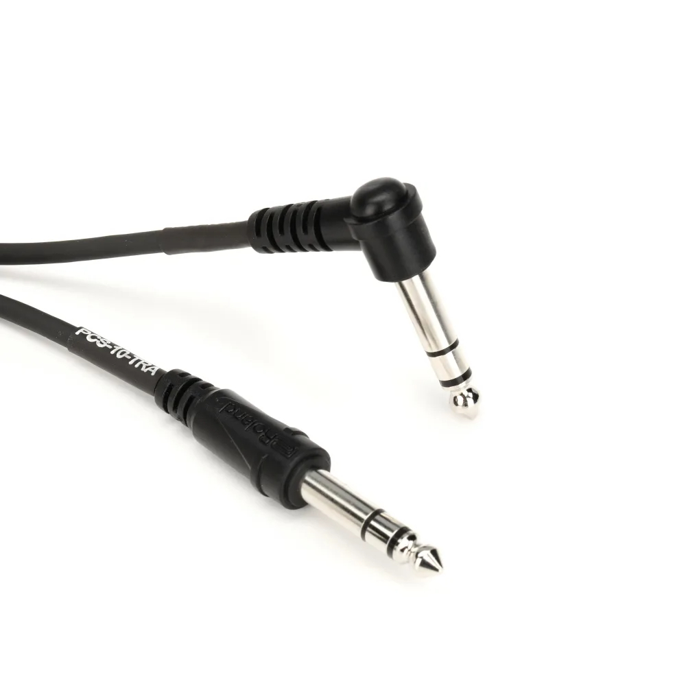 Roland PCS-10-TRA 1/4-inch TRS Male to 1/4-inch TRS Male Right Angle Percussion Trigger Cable (10 foot)