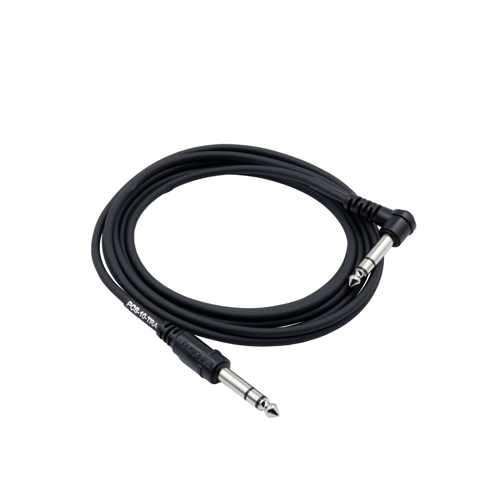 Roland PCS-10-TRA 1/4-inch TRS Male to 1/4-inch TRS Male Right Angle Percussion Trigger Cable (10 foot)