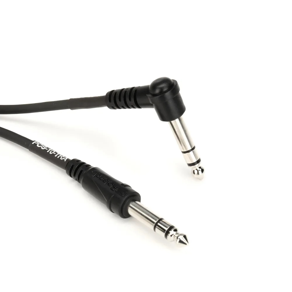 Roland PCS-5-TRA 1/4-inch TRS Male to 1/4-inch TRS Male Right Angle Percussion Trigger Cable (5-foot)