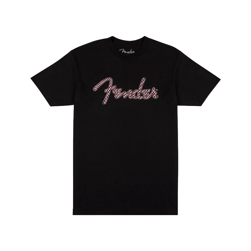 Fender Wavy Checker Logo T-shirt - XXL (9192412806)