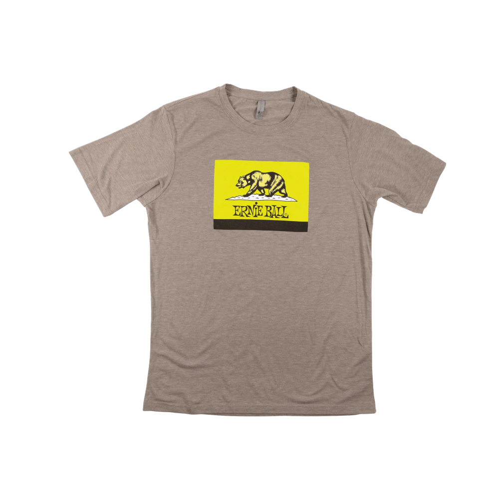 Ernie Ball 4871 CA Bear Flag T-Shirt (Small)