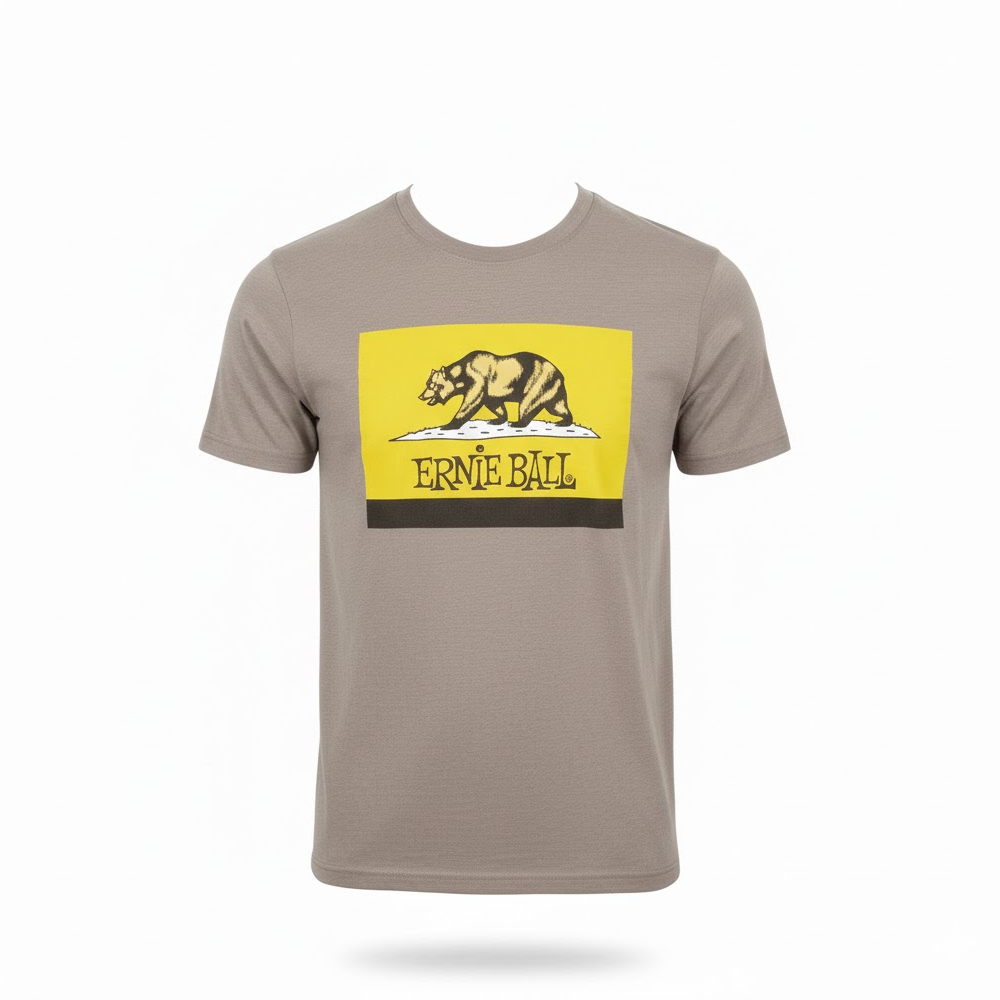 Ernie Ball 4872 CA Bear Flag T-Shirt (Medium)