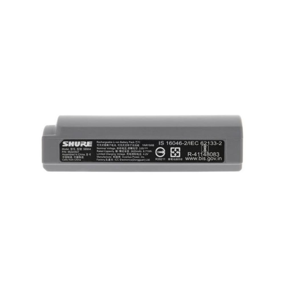Shure SB904 Rechargeable Lithium-ion Battery Pack