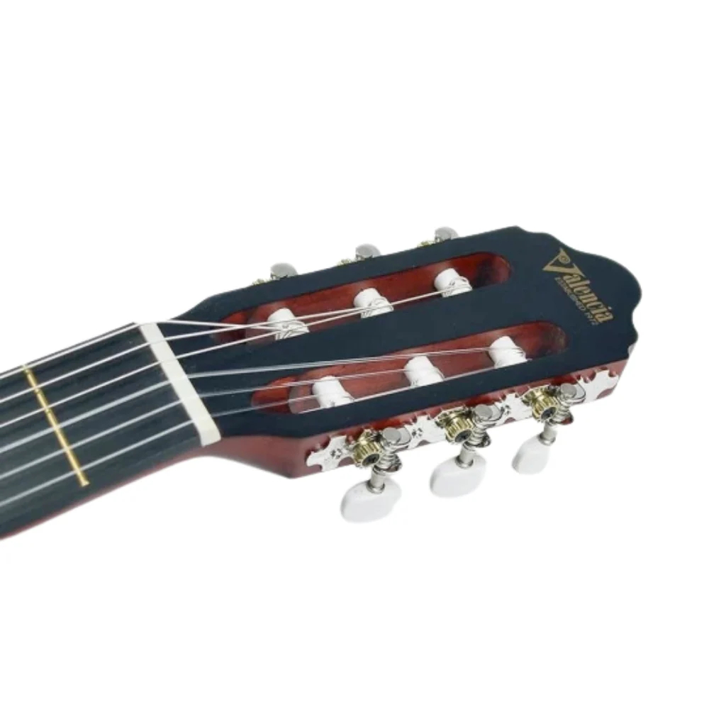 Valencia VC203TWR 3/4 Classical Guitar (Satin Transparent Wine Red)