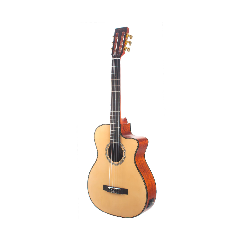 Valencia VA434CE Classical Guitar (Natural Satin)