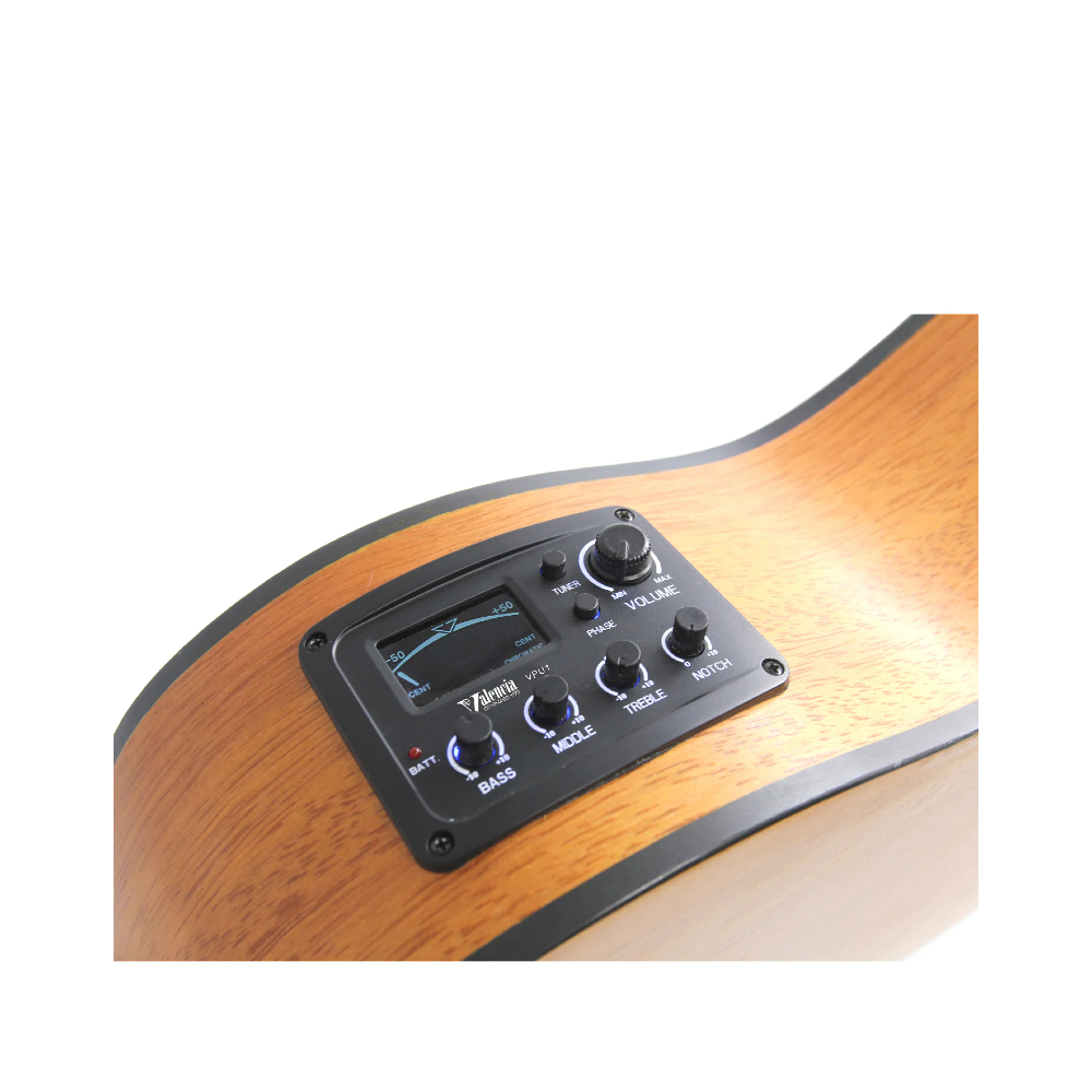 Valencia VA434CE Classical Guitar (Natural Satin)