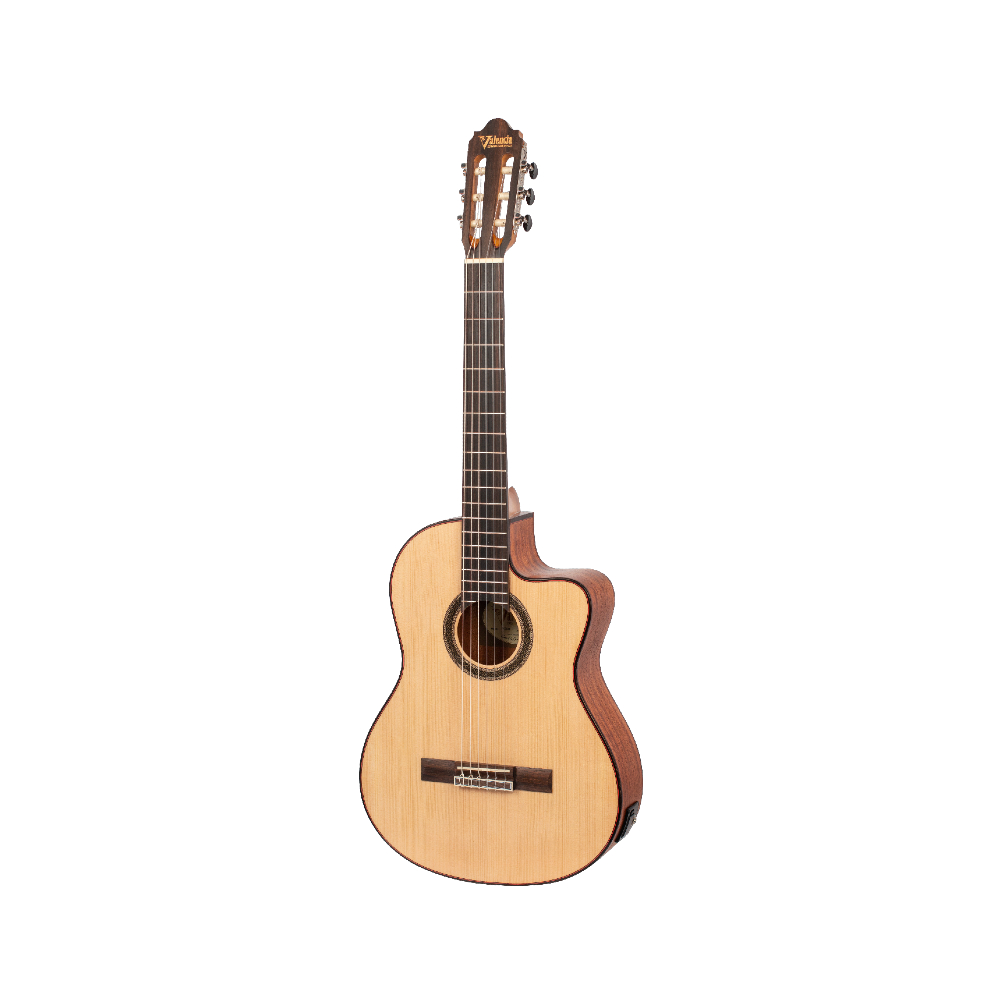 Valencia VC704CE 4/4 Classical w/ Cutway & Pick up (Natural)