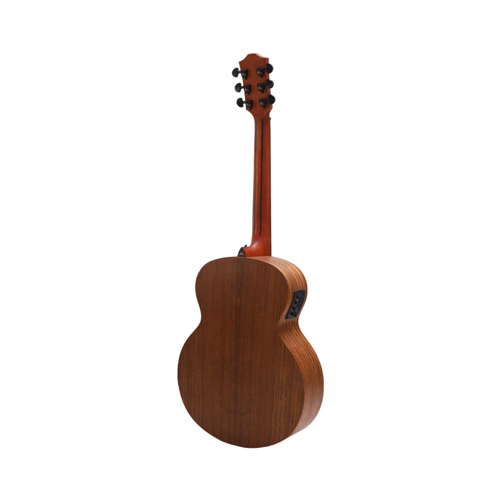 Bromo BAT8ME Solid Top Acoustic Guitar (Black)