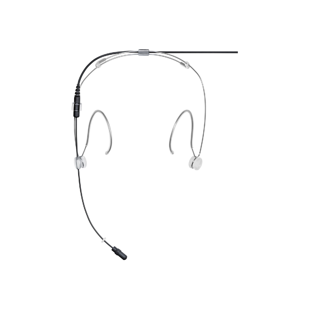 Shure DuraPlex DH5 Omnidirectional Headset Microphone with TA4F Connector (Black)