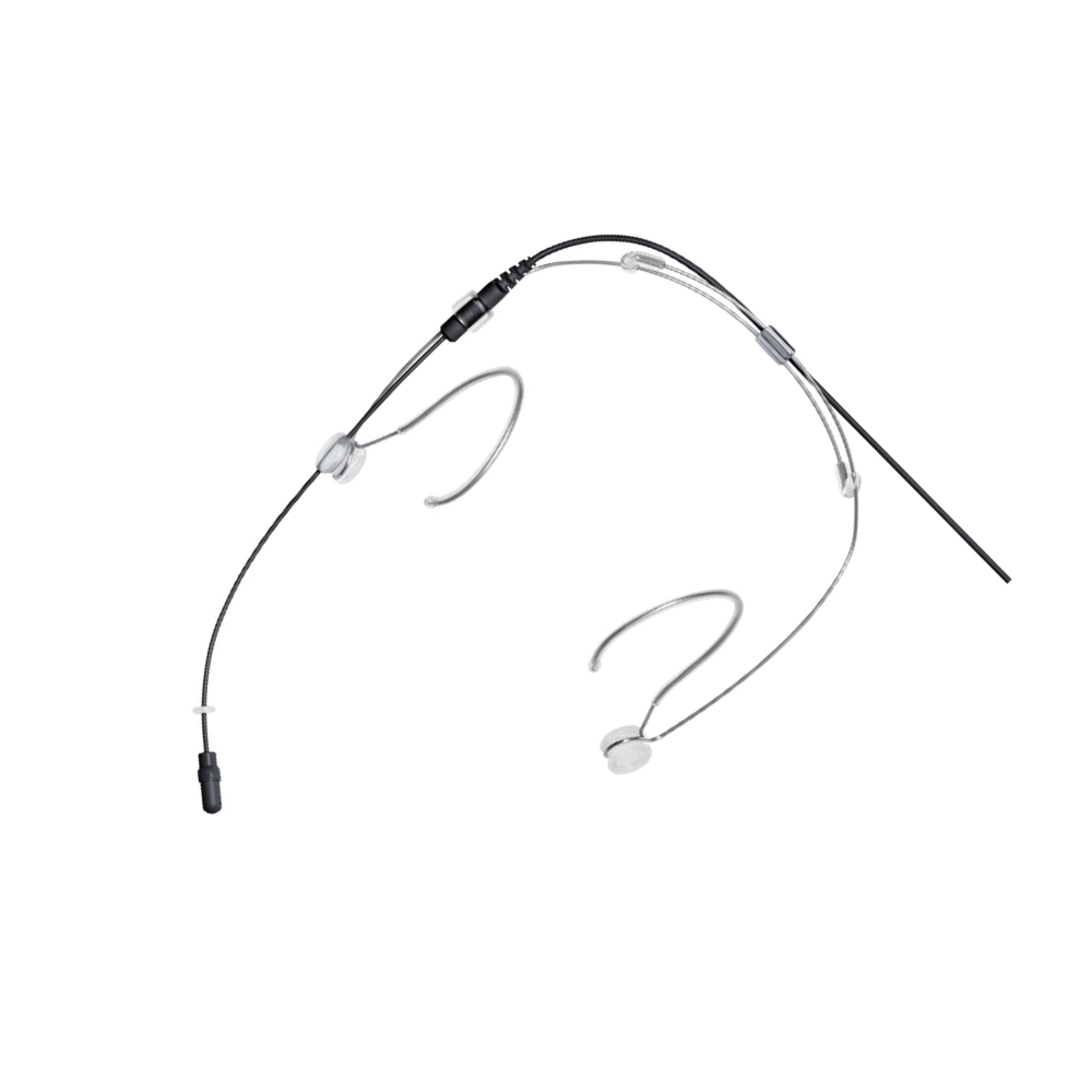 Shure DuraPlex DH5 Omnidirectional Headset Microphone with TA4F Connector (Black)