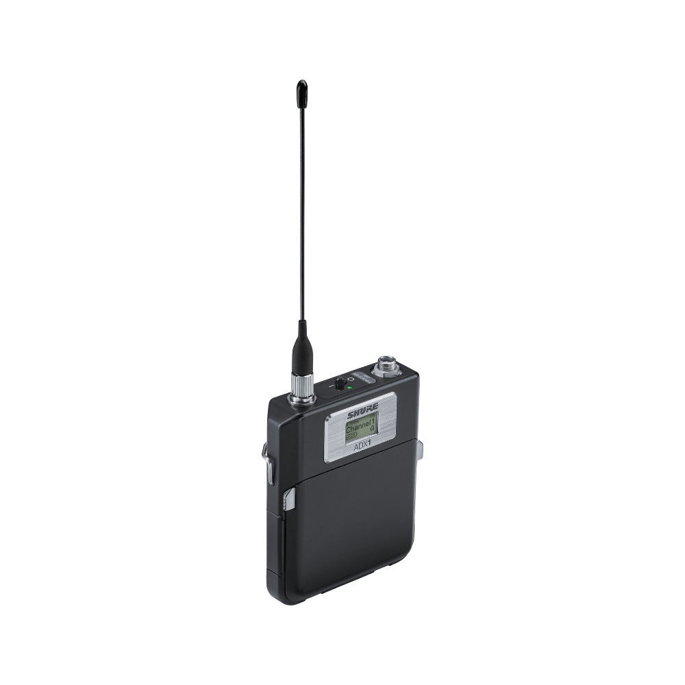 Shure ADX1LEMO3-G57 Diversity ShowLink-Enabled Bodypack Transmitter with 3-pin LEMO Connector 470-616 MHz