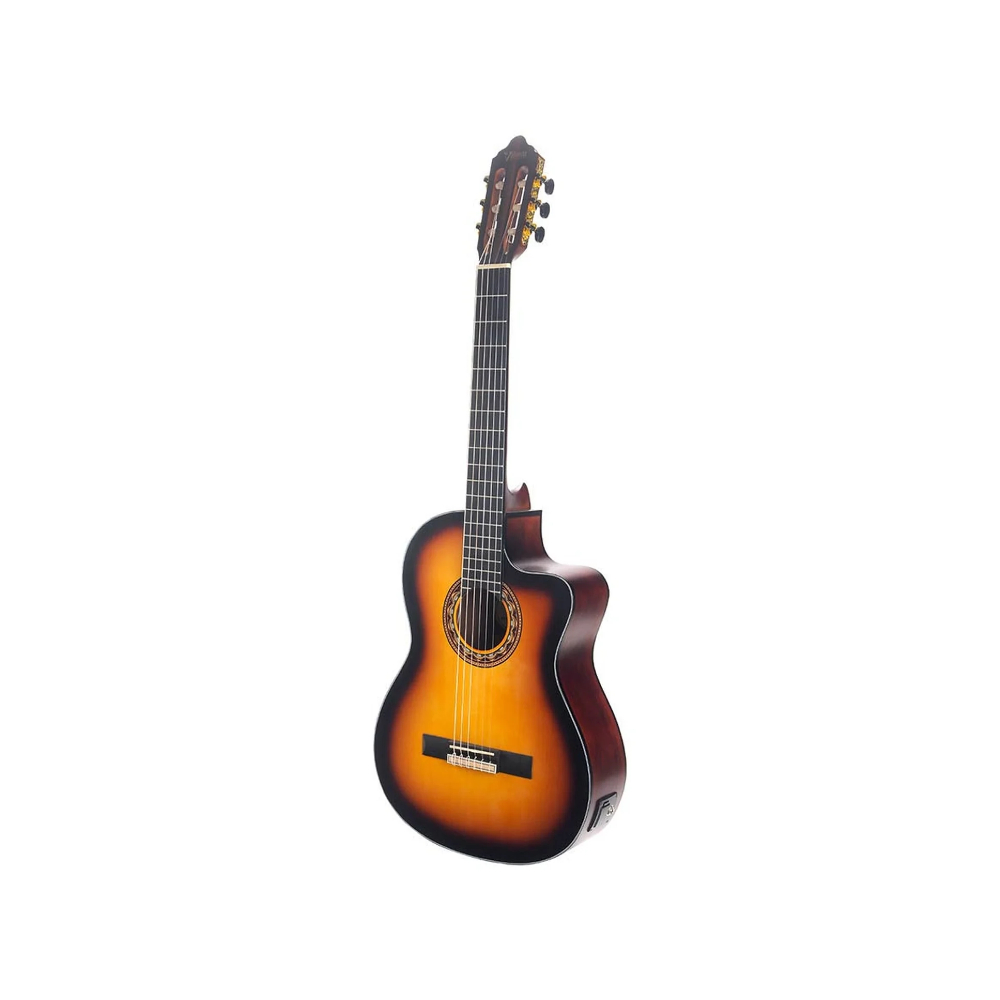 Valencia VC304CEASB 4/4 Classical Guitar (Antique Sunburst)