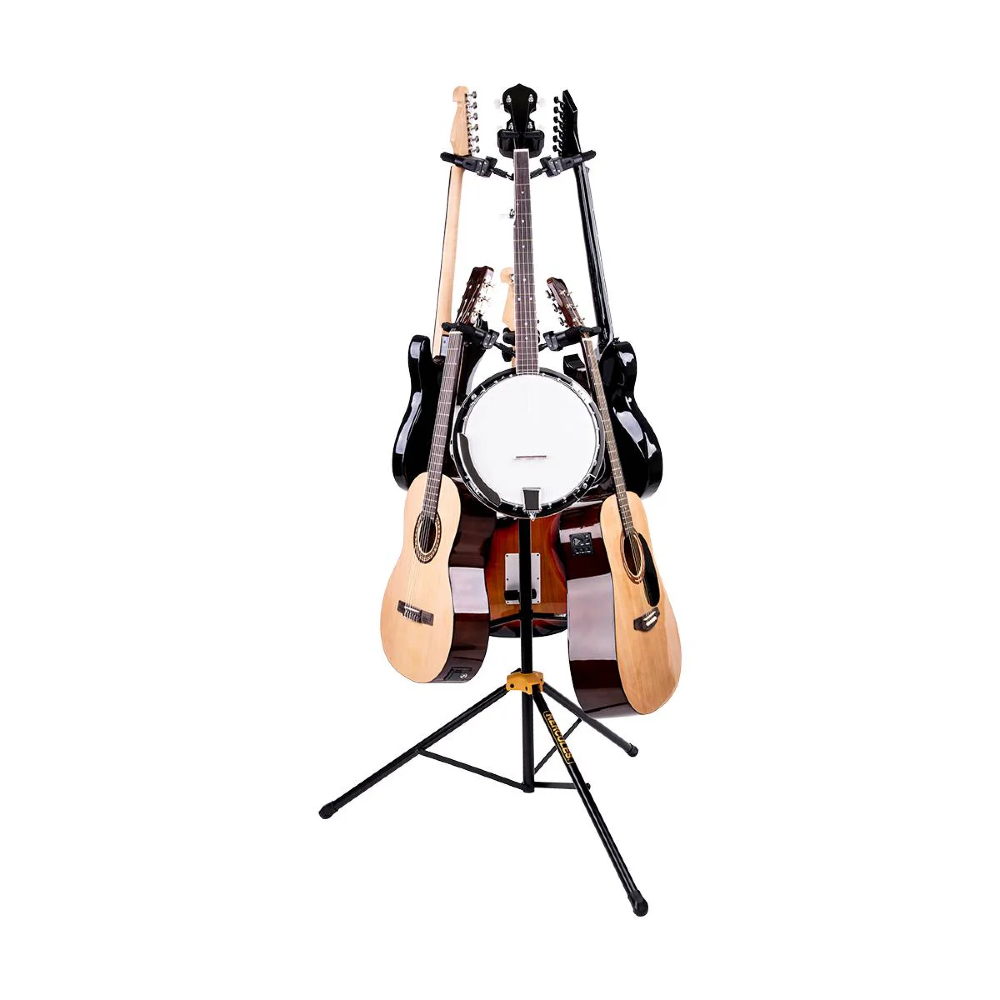 Hercules GS526B PLUS Guitar Display Rack - Multi Guitar Stand (6 Guitars Capacity)