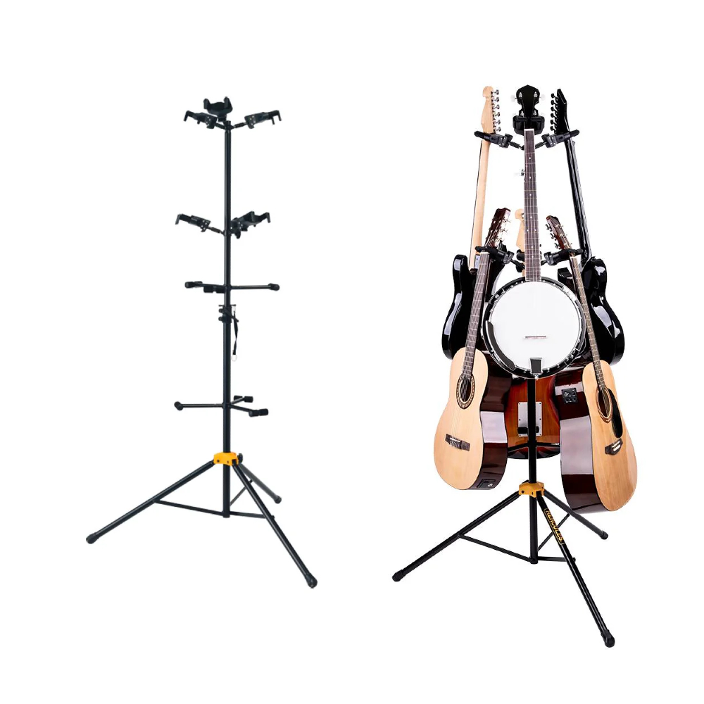 Hercules GS526B PLUS Guitar Display Rack - Multi Guitar Stand (6 Guitars Capacity)