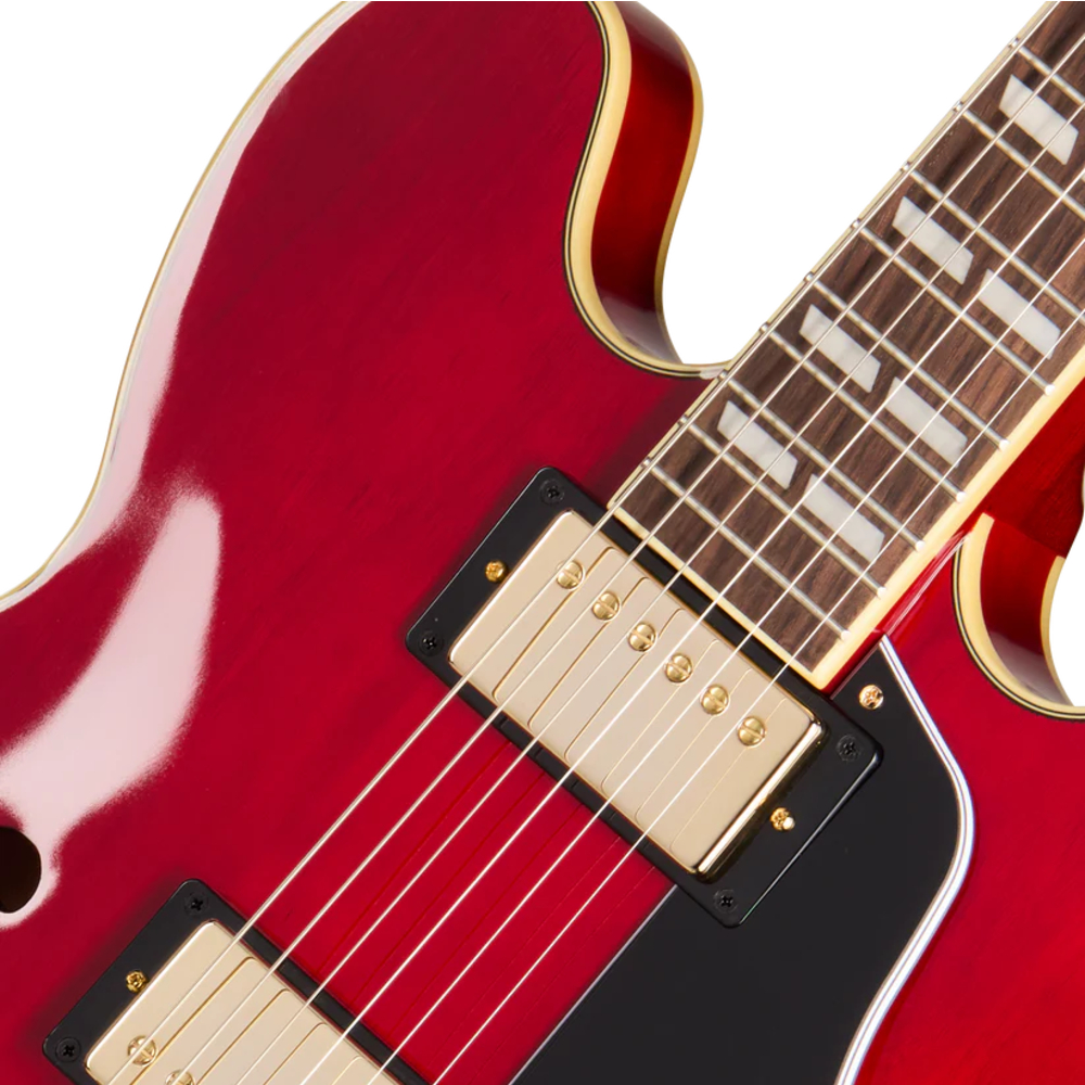 Epiphone Back to the Future ES-345 Semi-Hollow Electric Guitar - Cherry Red (EIBTTFGH1)