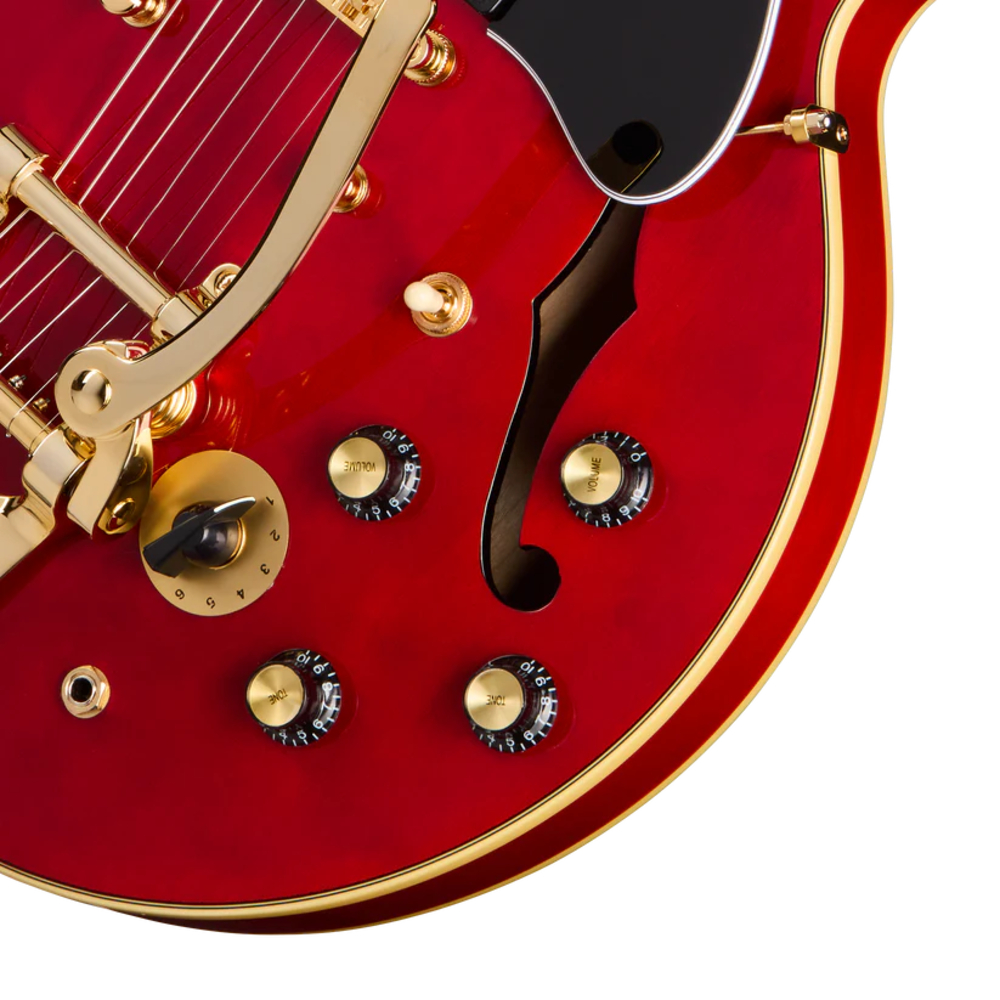 Epiphone Back to the Future ES-345 Semi-Hollow Electric Guitar - Cherry Red (EIBTTFGH1)