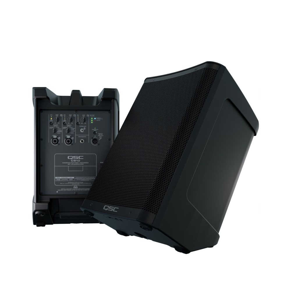 QSC CB10 Powered PA Speaker with Battery