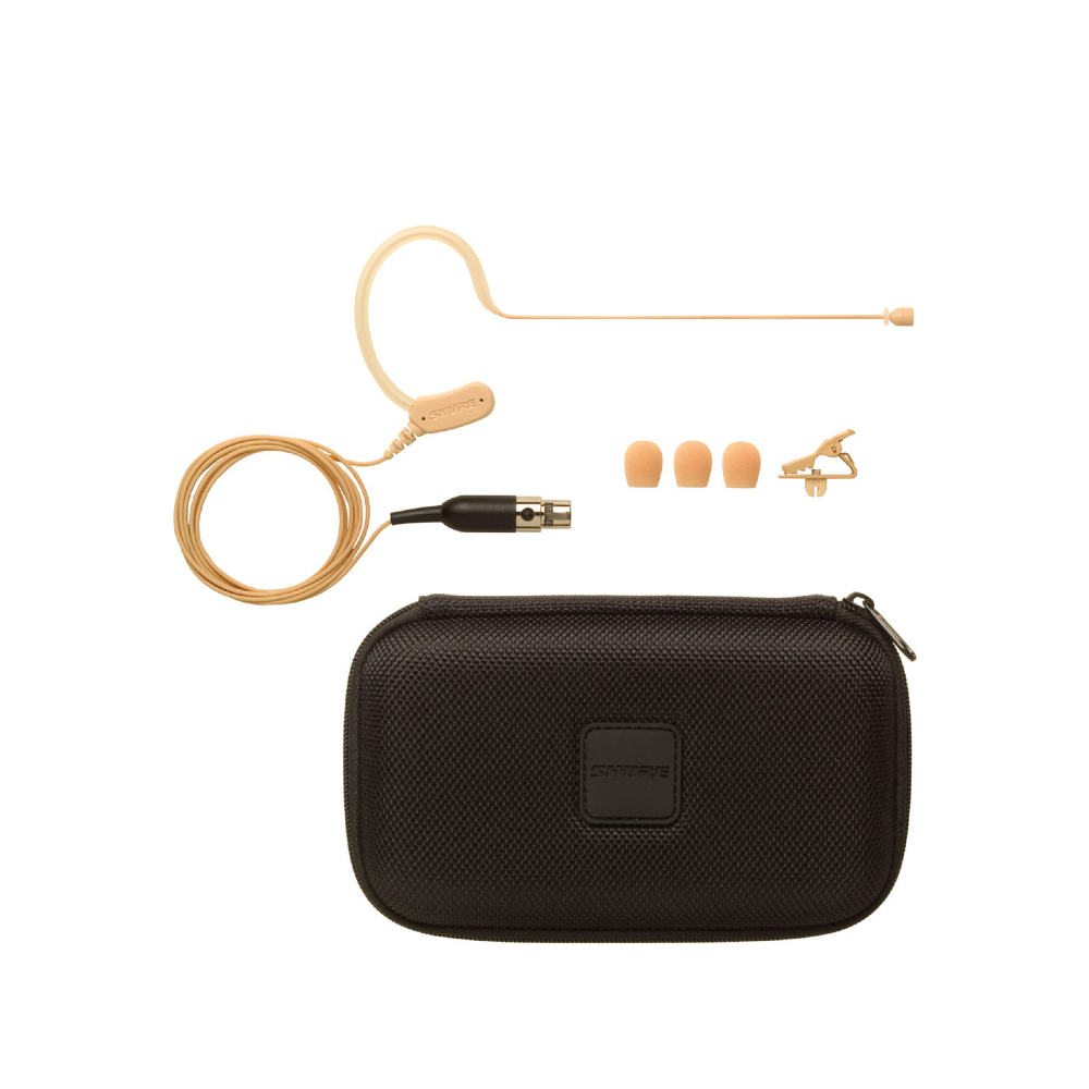 Shure MX153T/O-TQG Earset Headworn Microphone (Tan)