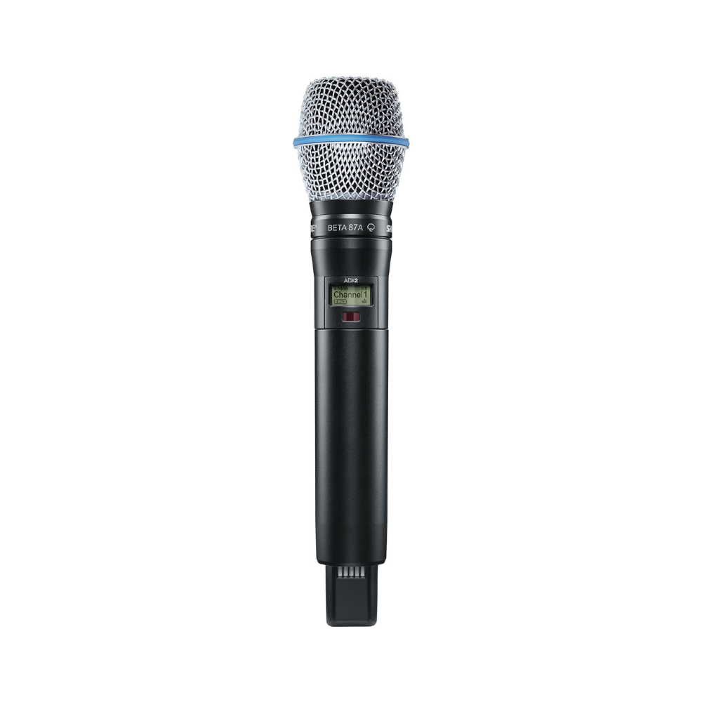 Shure ADX2/B87A Digital Handheld Wireless Microphone Transmitter with Beta 87A Capsule (G56: 470-636 mhz)
