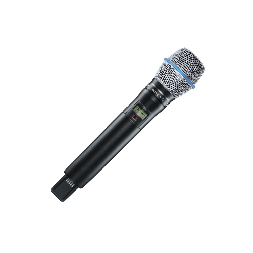 Shure ADX2/B87A Digital Handheld Wireless Microphone Transmitter with Beta 87A Capsule (G56: 470-636 mhz)