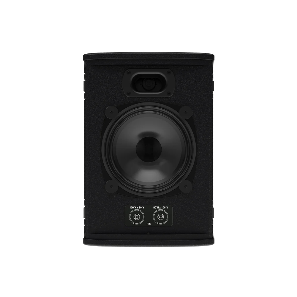 Martin Audio FlexPoint FP6 6-inch 2-Way Install/Portable Coaxial Speaker (Black)