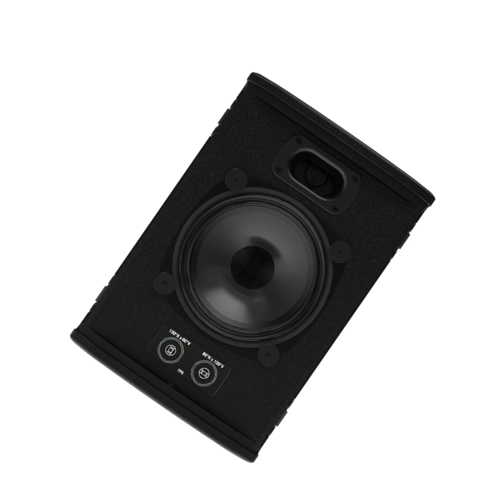 Martin Audio FlexPoint FP6 6-inch 2-Way Install/Portable Coaxial Speaker (Black)