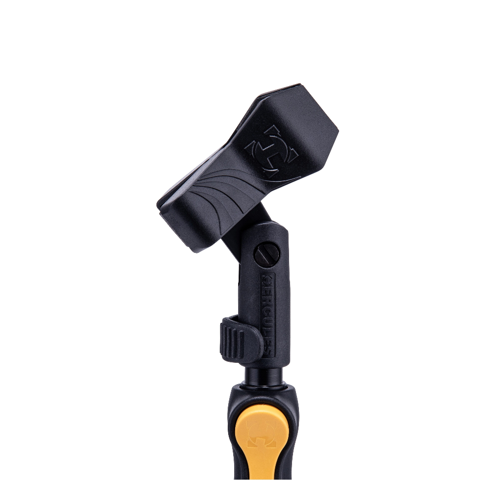 Hercules MS100B PLUS Low-Profile Straight Microphone Stand