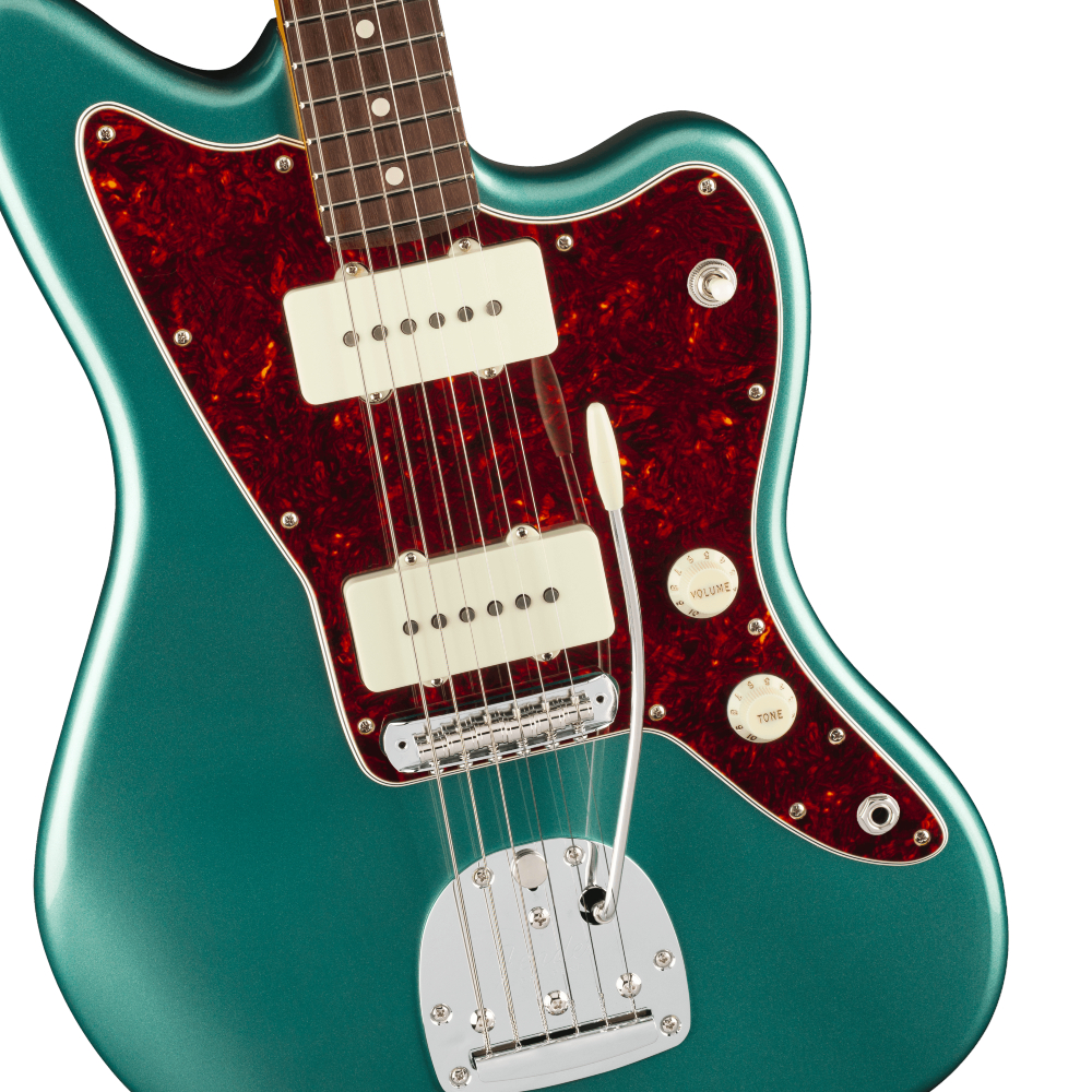 Fender American Professional Classic Jazzmaster RW Electric Guitar - Faded Sherwood Green Metallic (Model 0114980374)