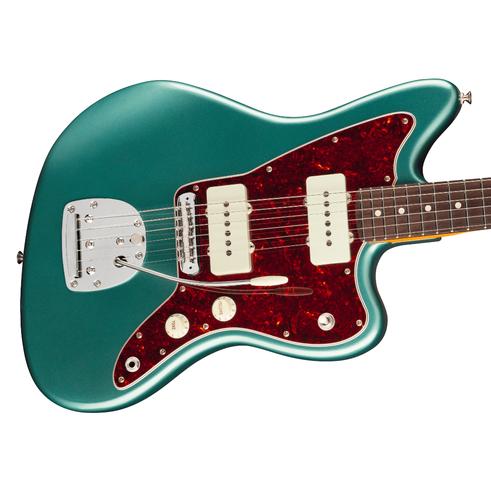 Fender American Professional Classic Jazzmaster RW Electric Guitar - Faded Sherwood Green Metallic (Model 0114980374)