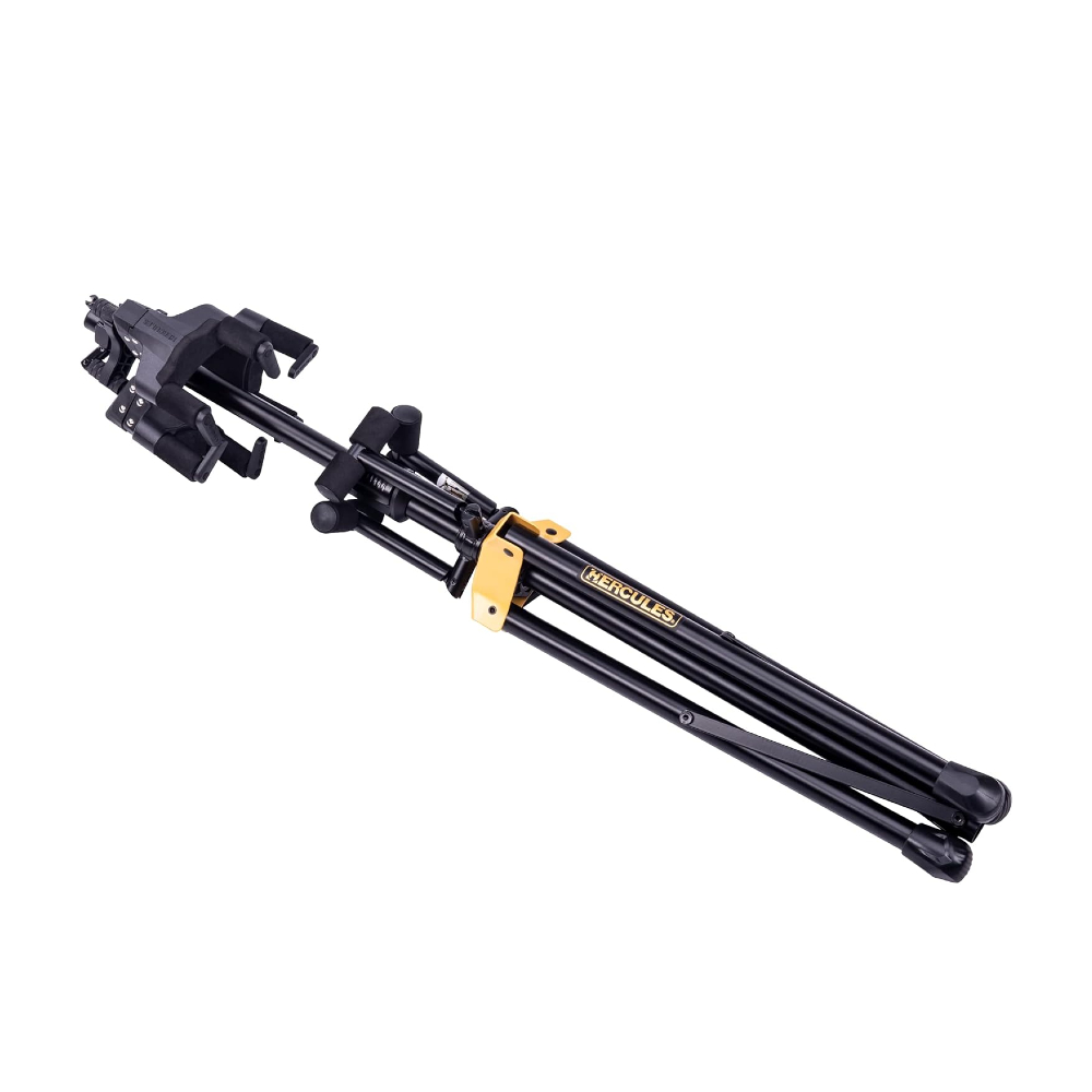Hercules Stands GS432B PLUS Tri Guitar Stand with Auto Grip System and Foldable Yoke