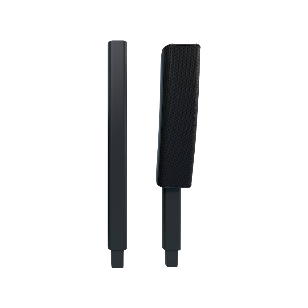 QSC KC12T / KC-SP32 Column Loudspeaker and System Pole for KC12 Active 3-Way Column Loudspeaker System (Black)