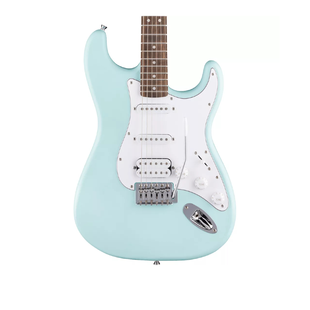 Squier by Fender Debut Stratocaster HSS Electric Guitar - Laurel Fingerboard / Daphne Blue (379610504)