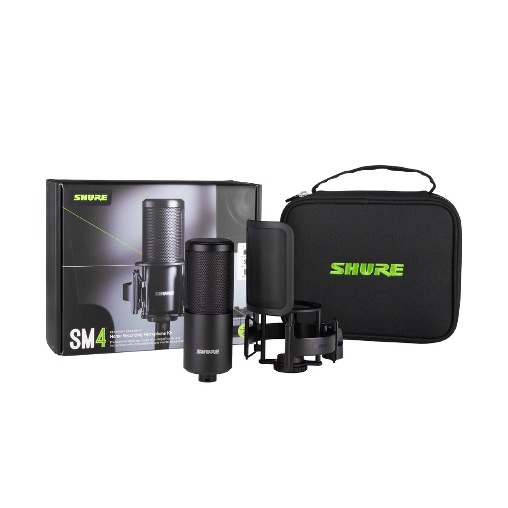Shure SM4 Dual-diaphragm Condenser Home Recording Microphone Kit