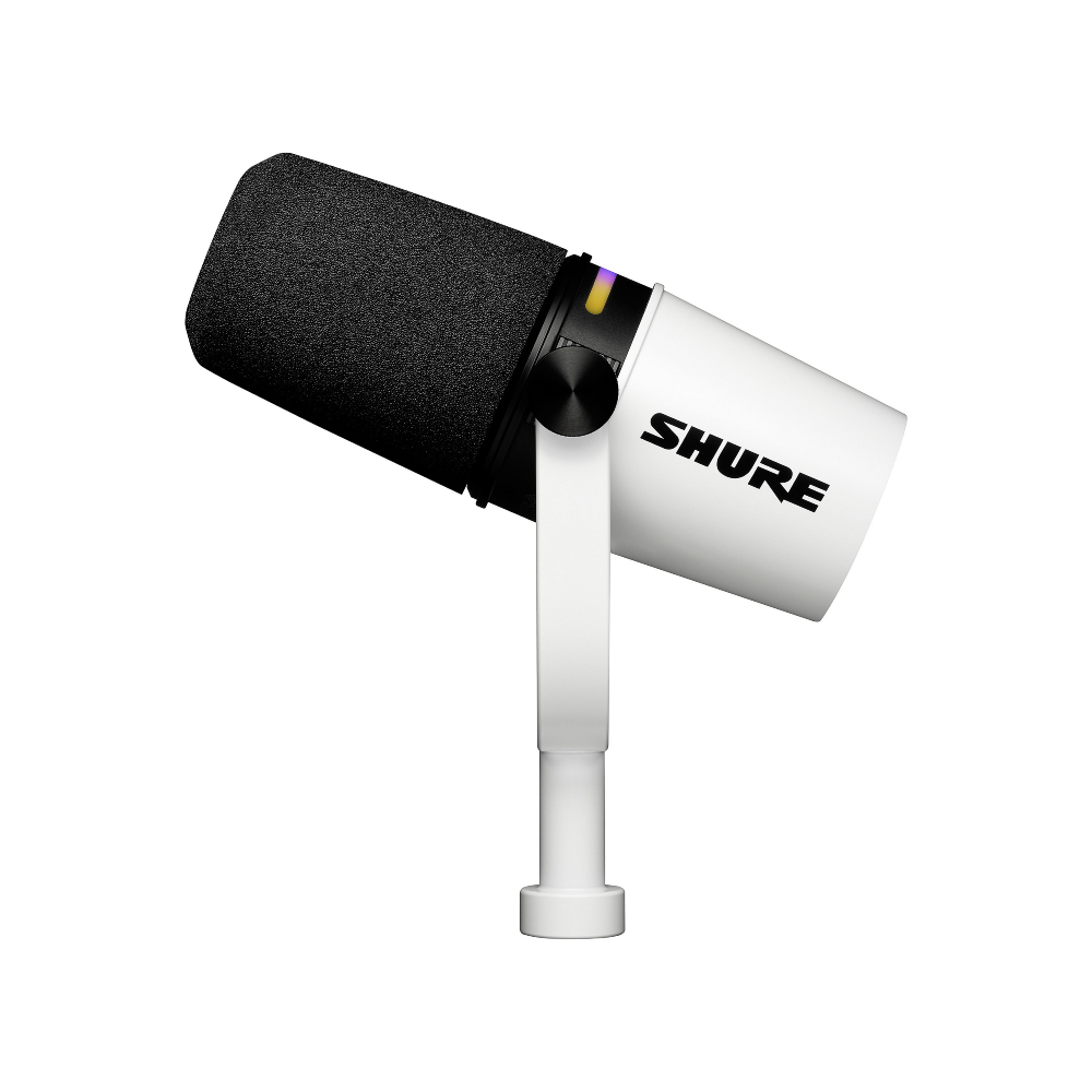 Shure MV7+-W Podcast XLR/USB Microphone (White)