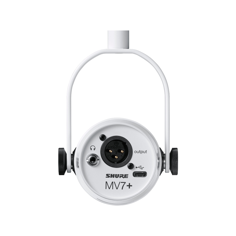 Shure MV7+-W Podcast XLR/USB Microphone (White)