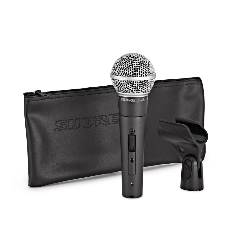 Shure SM58S Dynamic Cardioid Vocal Microphone with Switch