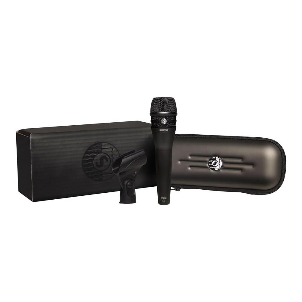 Shure KSM8/B Dualdyne Dynamic Handheld Vocal Microphone (Black)